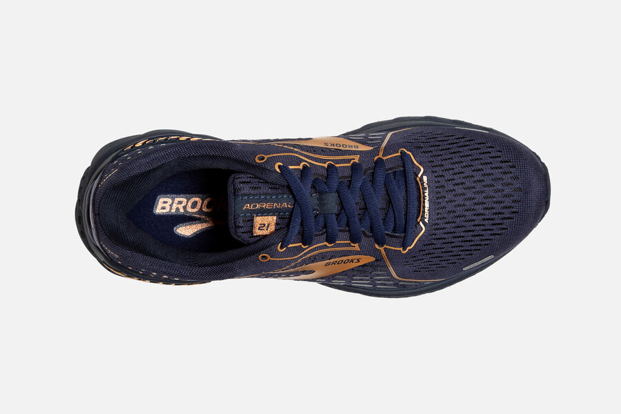 Brooks Adrenaline Gts 21 Road Loopschoenen Dames - Zwart/Goud - 312679OKW